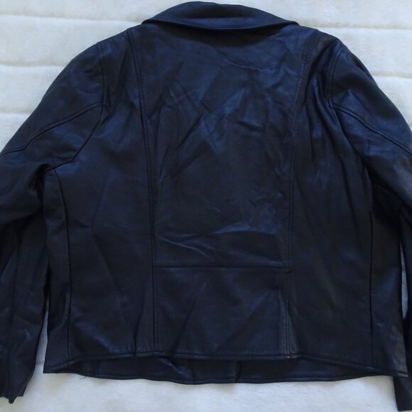 Torrid Moto Zip Jacket Faux Leather Back Women's 2X - Picture 5 of 10